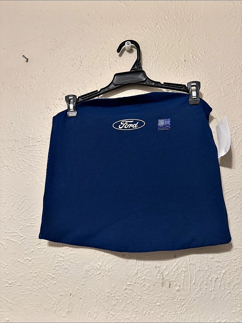 Ford Paisley Mini Skirt in Blue & White Size Medium NWT
